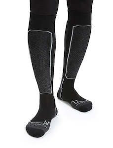 Icebreaker Ski+ Light Cushion OTC Women's Sock - Black