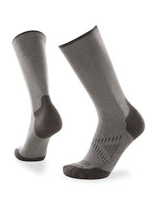 Bicycle and accessory: Le Bent Outdoor Light Crew Sock - Grey