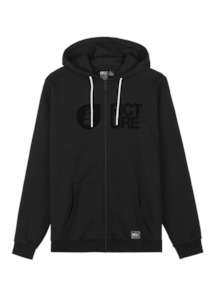 Picture Basement Flock Zip Hoodie - Black