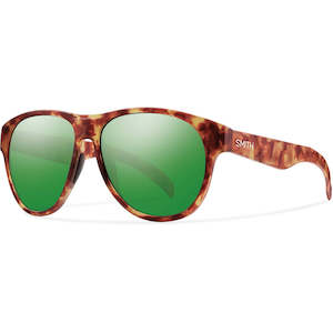 Smith Townsend DWO Sunglasses Matte Yellow Tortoise | Green Sol-X