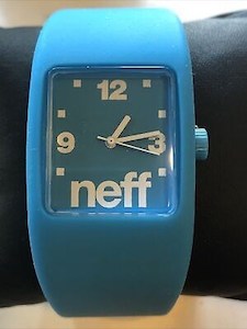 Bicycle and accessory: NEFF Bandit Watch Blue - S/M