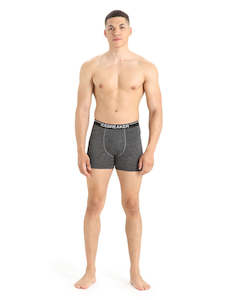 Icebreaker Anatomica Men's Boxers - Grindstone Heather