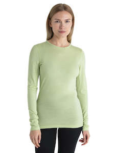 Bicycle and accessory: Icebreaker 200 Oasis Long Sleeve Women's Crew - Glazen