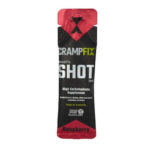 Bicycle and accessory: FIXX Crampfix 20ml Shot - Raspberry