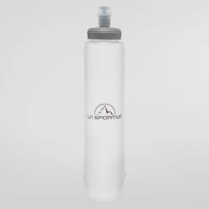 Bicycle and accessory: La Sportiva SoftFlask 500ml - White w/ Grey Lid