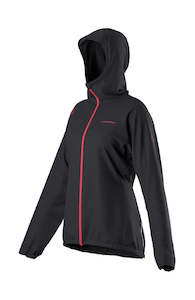 Bicycle and accessory: La Sportiva Pocketshell Women's Jacket - Black/Hibiscus