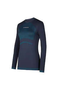 Bicycle and accessory: La Sportiva Synth Light Women's Long Sleeve Top - Storm Blue/Lagoon