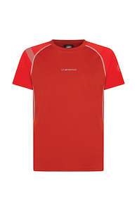 Bicycle and accessory: La Sportiva Motion Men's T-Shirt - Saffron/Goji