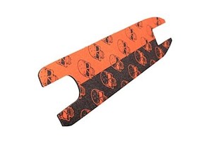 Bicycle and accessory: MGP Skulls Scooter Tape - Red/Black