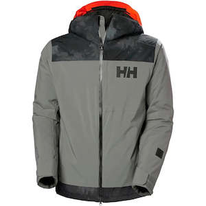 Bicycle and accessory: Helly Hansen Powdreamer 2.0 Men's Snow Jacket - Concrete