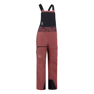 Planks Roamer 3L Women's Shell Bibs - Clay Red