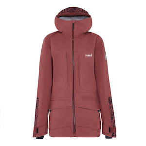 Planks Roamer 3L Women's Shell Jacket - Clay Red