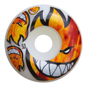 Bicycle and accessory: Spitfire Wheels Classic Formular Bighead Burn Posse Bighead 53