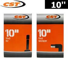 Bicycle and accessory: CST Tube 10X22 SV 45deg Valve