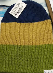 Neff Trio Beanie - Navy/Tan/Olive