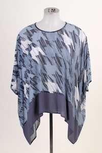 Juna Banded T  - Cornflower (LUCKY LAST)