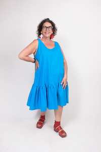 Clothing: TCD Vienna Dress - Aqua Blue