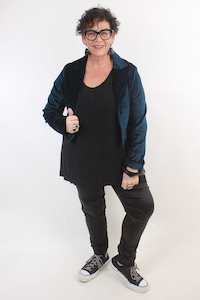 Clothing: TCD Marr's Jacket - Teal Velvet (LUCKY LAST 0 = 12-14)