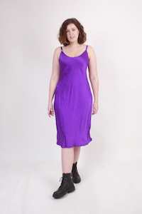 Clothing: TCD Midi Bias Slip - Purple