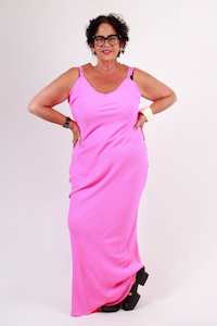 Clothing: TCD Long Bias Slip - Bubblegum Pink