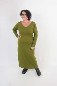 TCD Long Thumbelina - Olive Green Merino