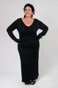 Clothing: TCD Long Thumbelina - Black Merino