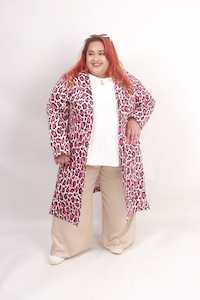 TCD Rosetta Coat - Pink Leopard