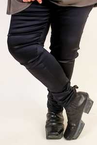 Clothing: TCD CM Banded Skinny's - Satin Dark Navy