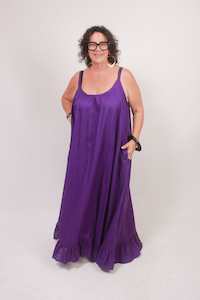 TCD Maxi Baby Doll - Purple Linen