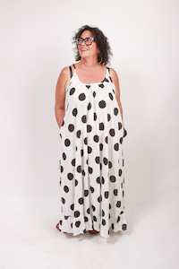 TCD Maxi Baby Doll - Black Spot/ White Base