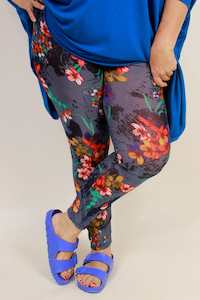 Clothing: TCD Leggings - Floral Mesh