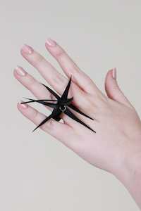 Clothing: Mikas Fireworks Ring - Black (LUCKY LAST)