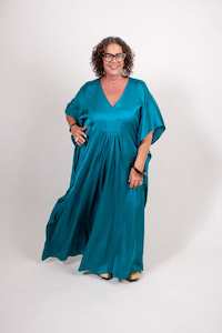 TCD Kaftan Dress - Ocean Blue