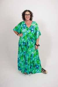 TCD Kaftan Dress - Paua Shell (LUCKY LAST - S = 14-18)