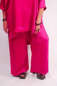 Clothing: TCD Sadie Pant - Fuchsia Satin