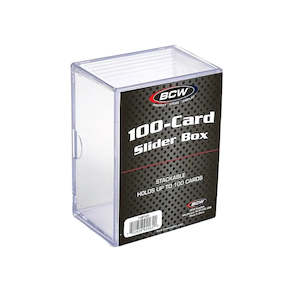 Game: BCW 2-Piece Slider Box - 100 Count