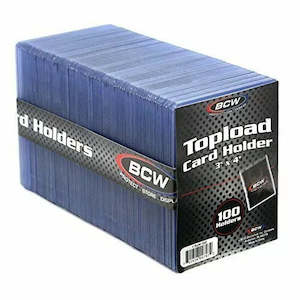 Game: BCW Topload Card Holder 3x4 (100pk)