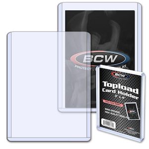 Game: BCW Thick Card Topload Holder - 360 PT