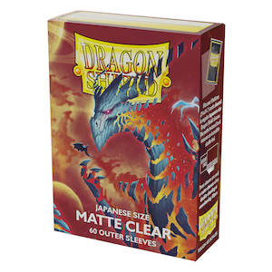 Game: Dragon Shield Matte Outer Sleeves - Japanese Size (60ct) - Clear