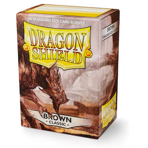 Game: Dragon Shield Classic Sleeve - Brown - 100ct