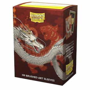 Dragon Shield Brushed Art Sleeves - Water Tiger - 100ct