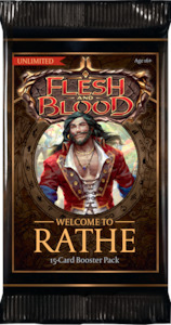 Game: Flesh and Blood Welcome to Rathe Unlimited Booster Pack