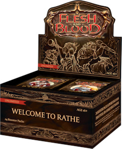 Flesh and Blood Welcome to Rathe Unlimited Booster Box