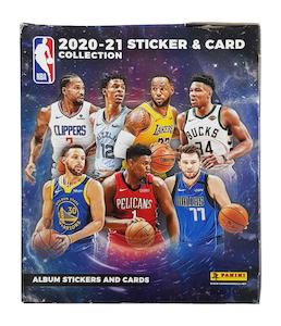 Panini 2020-21 NBA Basketball Sticker and Card Collection Box