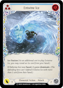 Entwine Ice (Blue) [U-ELE099] (Tales of Aria Unlimited)  Unlimited Rainbow Foil