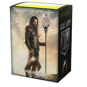 Dragon Shield Matte Art Justice League Sleeves - Aquaman - 100ct