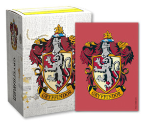 Game: Dragon Shield Matte Art Harry Potter House Sleeves - Gryffindor - 100ct