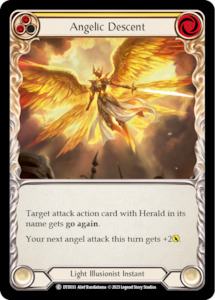 Angelic Descent (Yellow) [DTD033] (Dusk Till Dawn)  Rainbow Foil