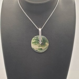 Marama Disc - Sterling Silver Small - Te Ana Māori Rock Art