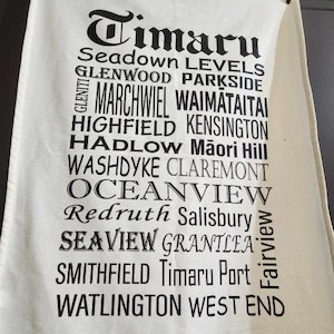 Tea Towel - Timaru - Te Ana Māori Rock Art